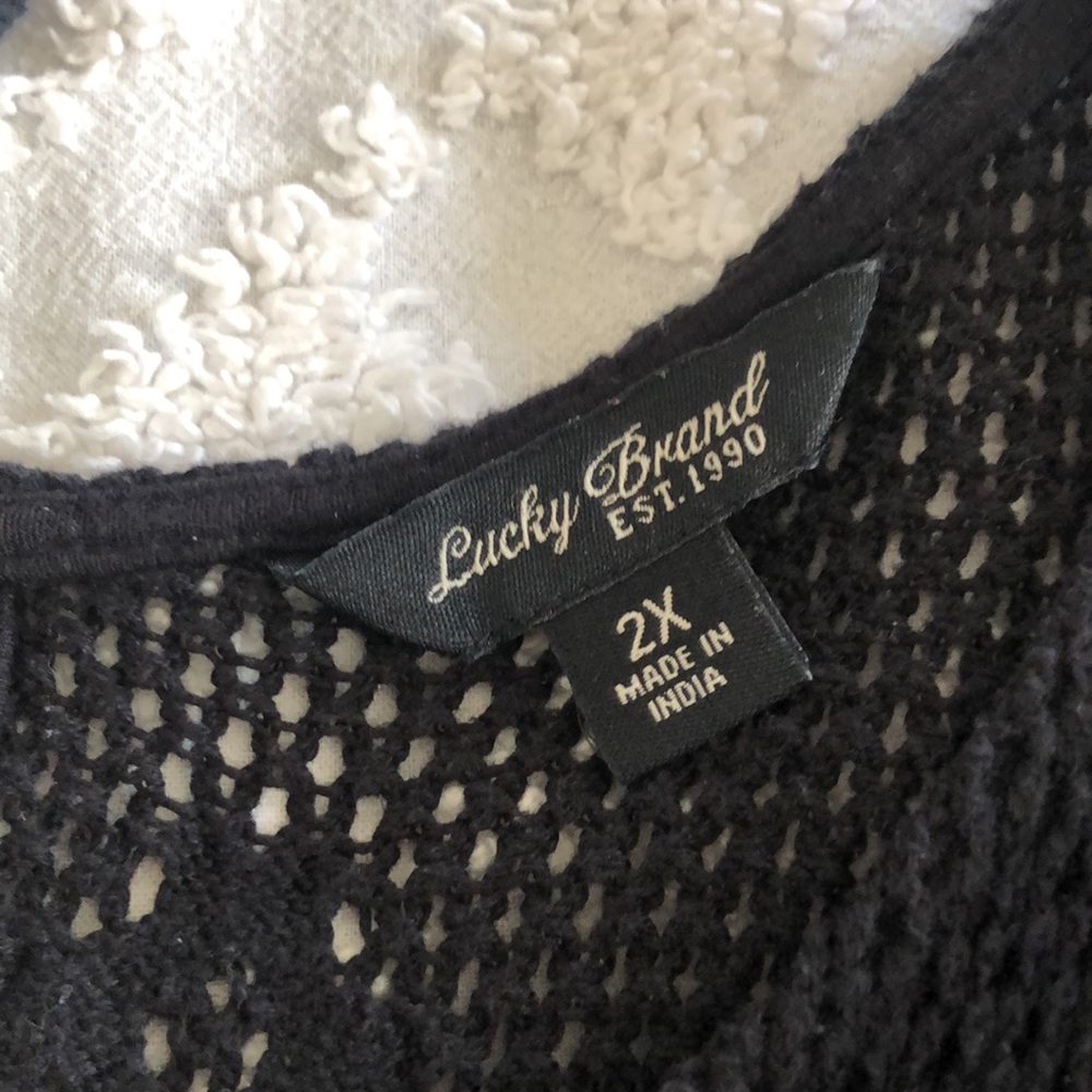 Lucky Brand Black and White Maxi Dress - Picture 4 of 5